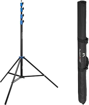 Pro Air-Cushioned Heavy-Duty Light Stand Blue, 13
