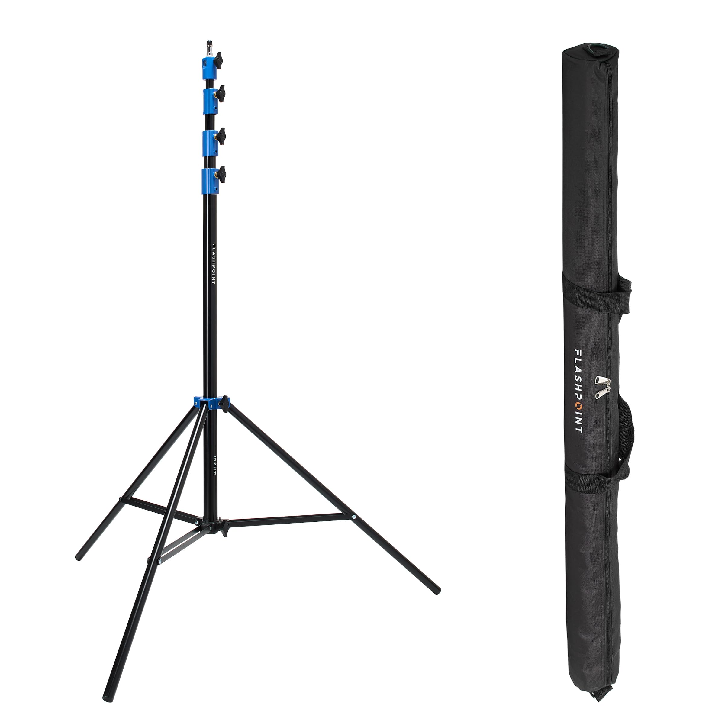 Flashpoint Pro Air-Cushioned Heavy-Duty Light Stand (Blue, 13')