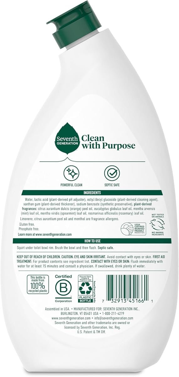 Seventh Generation Toilet Bowl Cleanerfluid view 2