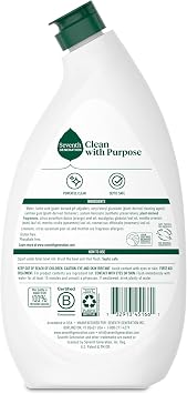 Seventh Generation Toilet Bowl Cleaner Fresh Mint scent 4 Pack Without Chlorine Bleach Ammonia Free 24 oz