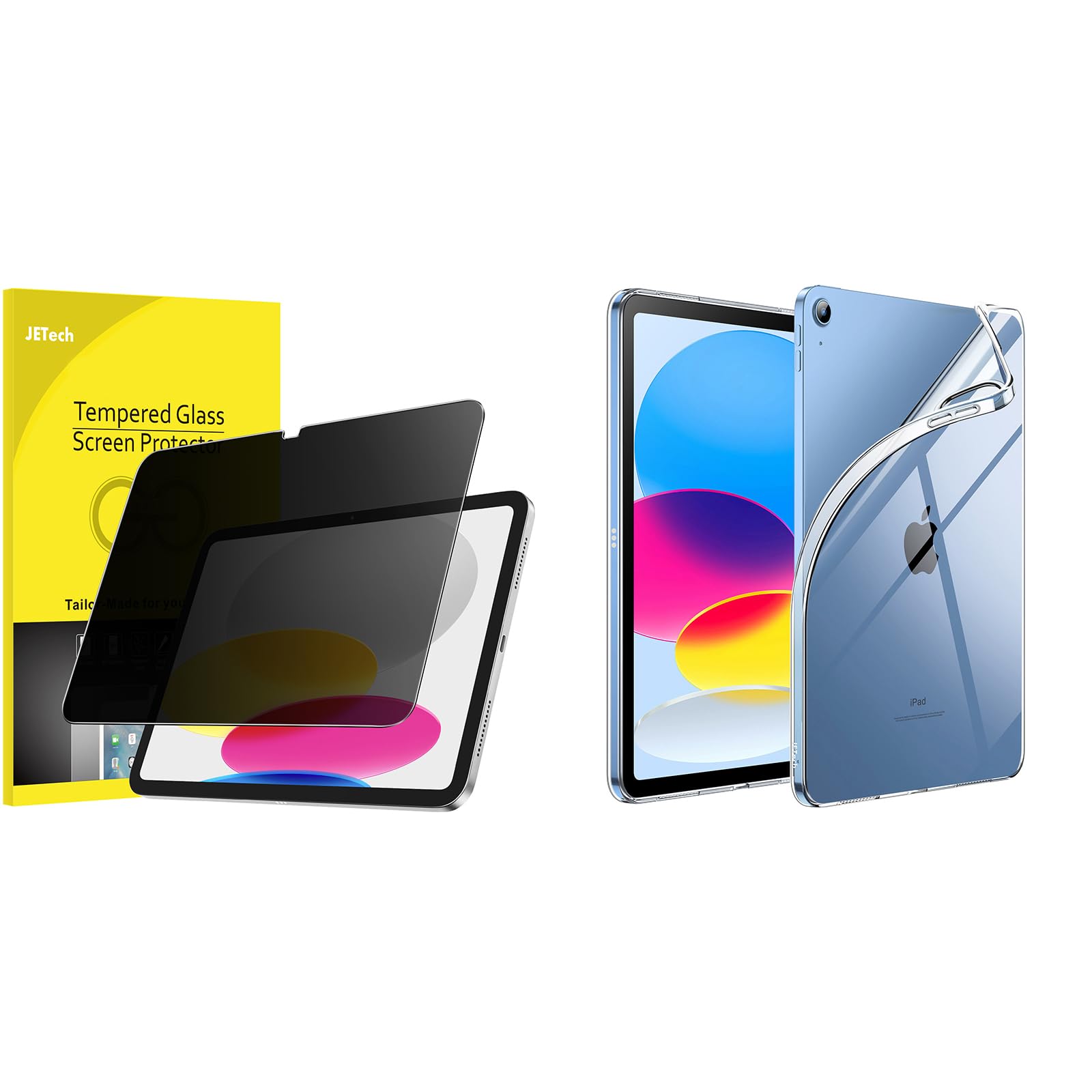 Protector Pantalla Privacidad JETech iPad A16 Funda TPU Lote de Accesorios 8