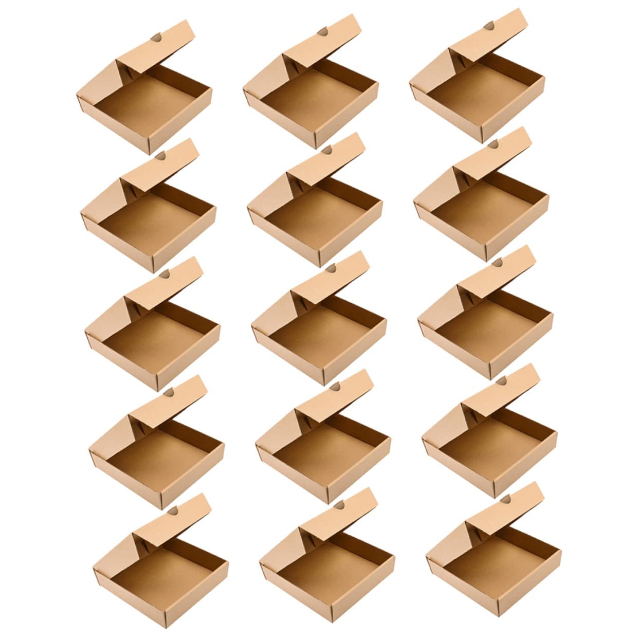 Caja de Pizza de 9 Pulgadas 15 Unidades de Papel Corrugado