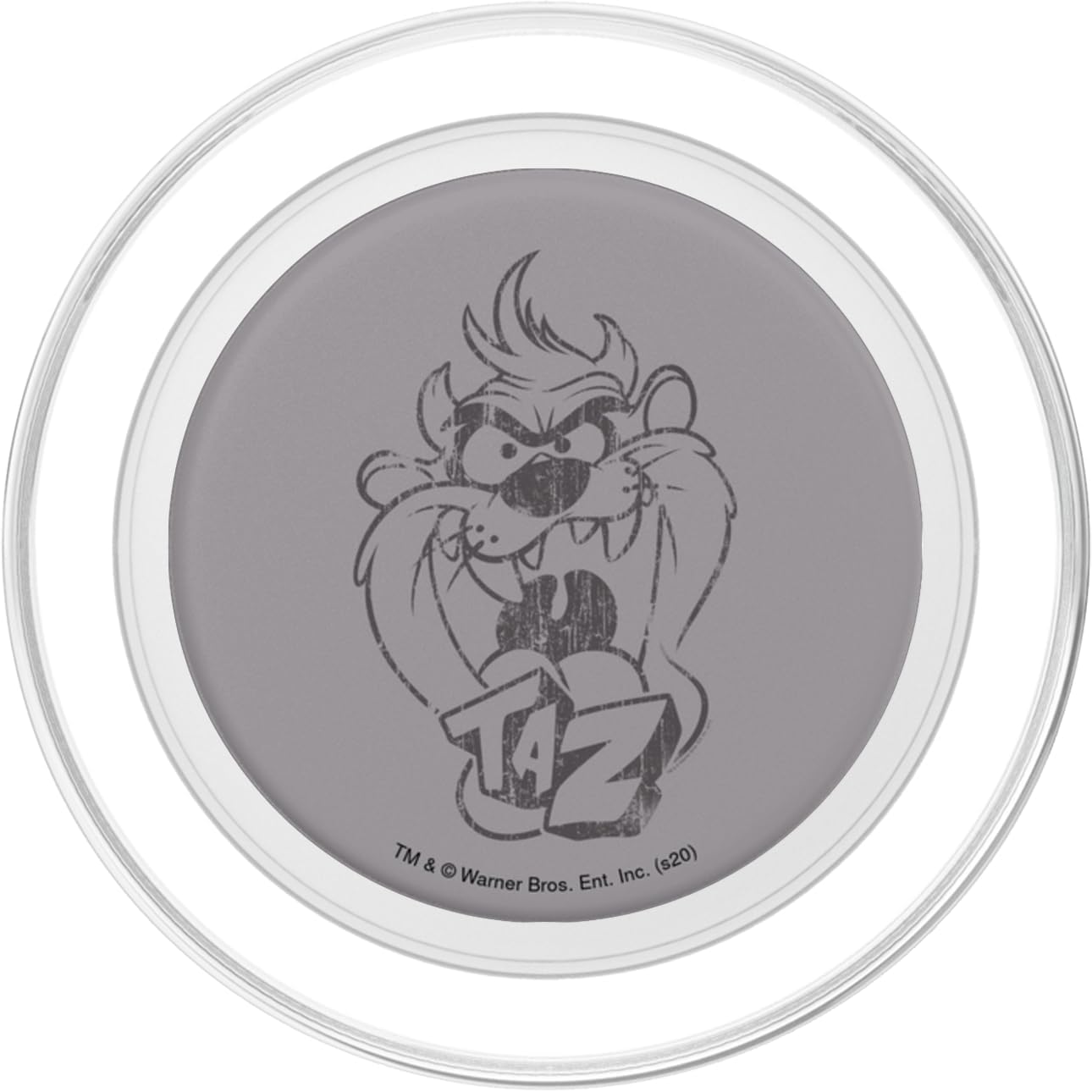 Looney Tunes Faded Taz PopSockets MagSafe PopGrip for iPhone
