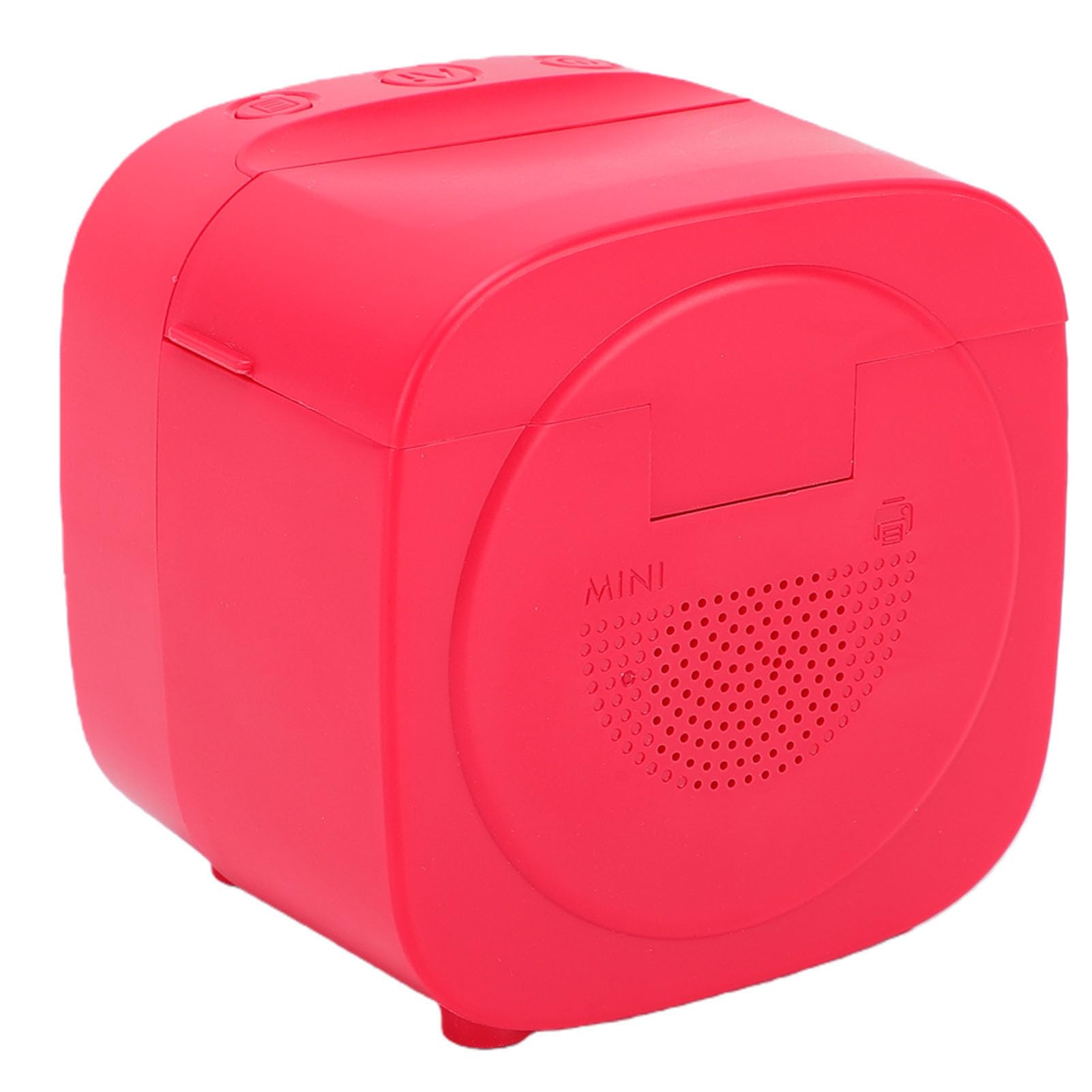 Asixxsix Mini Creatore di Adesivi Vocali AI per Bambini, Rosso | Schermo da 2,4 pollici, Voice to Image, senza inchiostro, ricaricabile, con 5 penne colorate, per lavori fai da te, foto