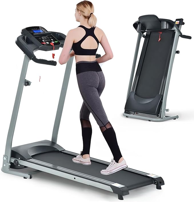 Caminadora Plegable Eléctrica 2.5 hp Inclinación Negra miniatura 9