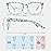 MAXJULI Blue Light Blocking Glasses,Computer Reading/Gaming/TV/Phones Glasses for Women Men(Porcelain Flower)
