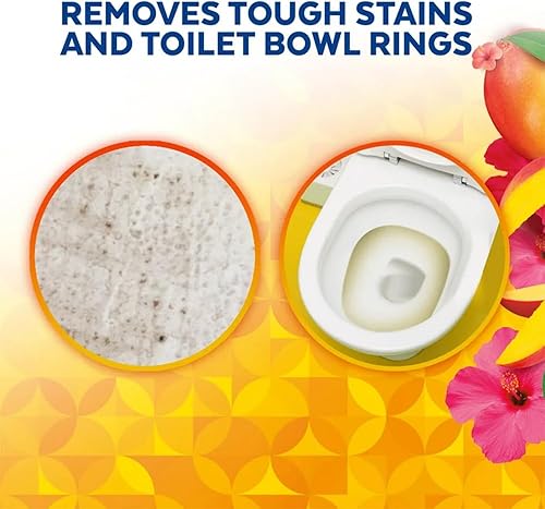 Miniatura 3 de Paquete de 2 limpiadores de inodoro Lysol' - Potente desinfectante con removedor de manchas, 24 onzas líquidas cada uno, 1 paño de limpieza de