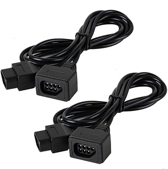 Upgraded 2 Pack 6 Feet Cables for Nintendo NES Extension