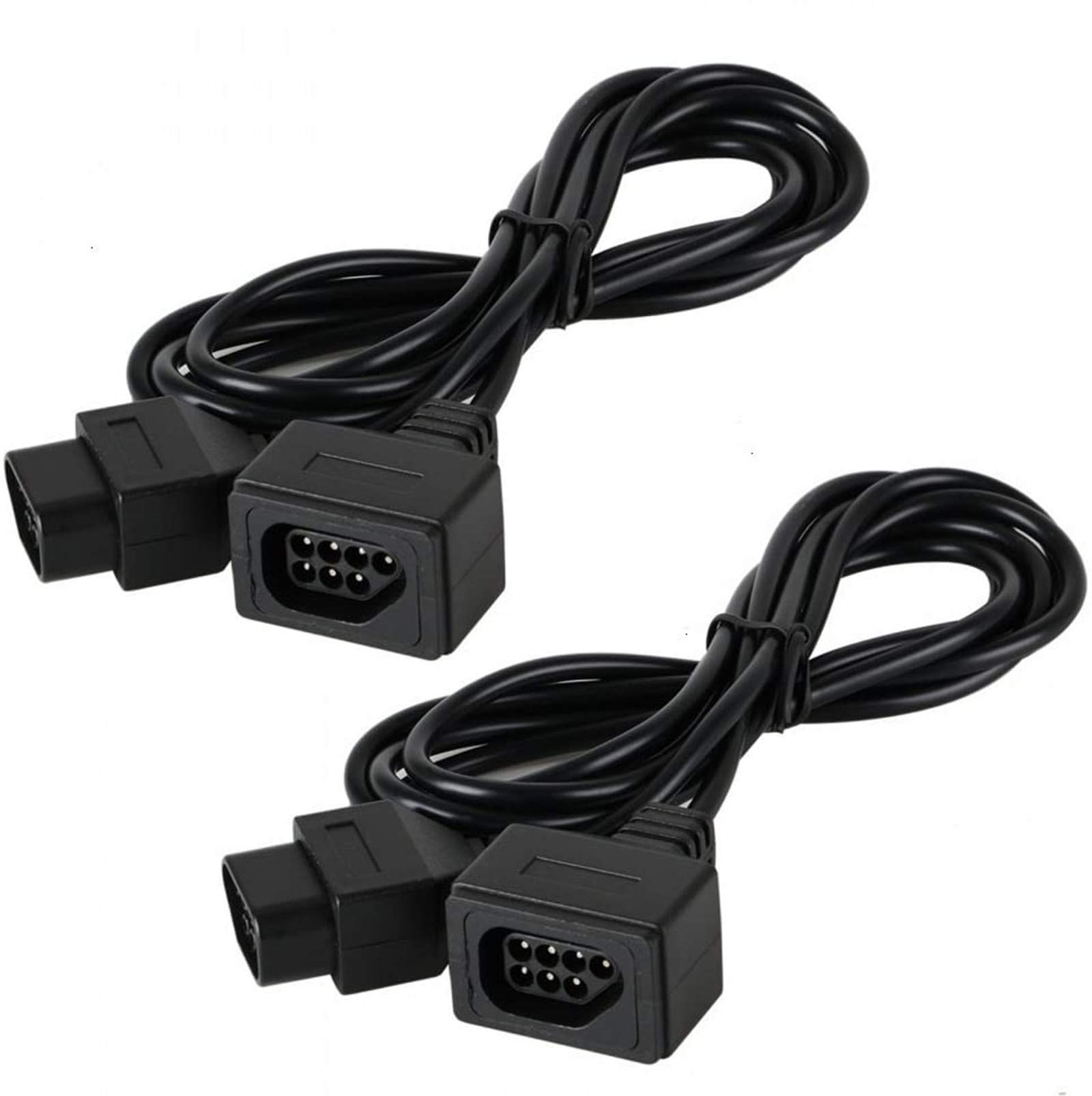 Upgraded 2 Pack 6 Feet Cables for Nintendo NES Extension