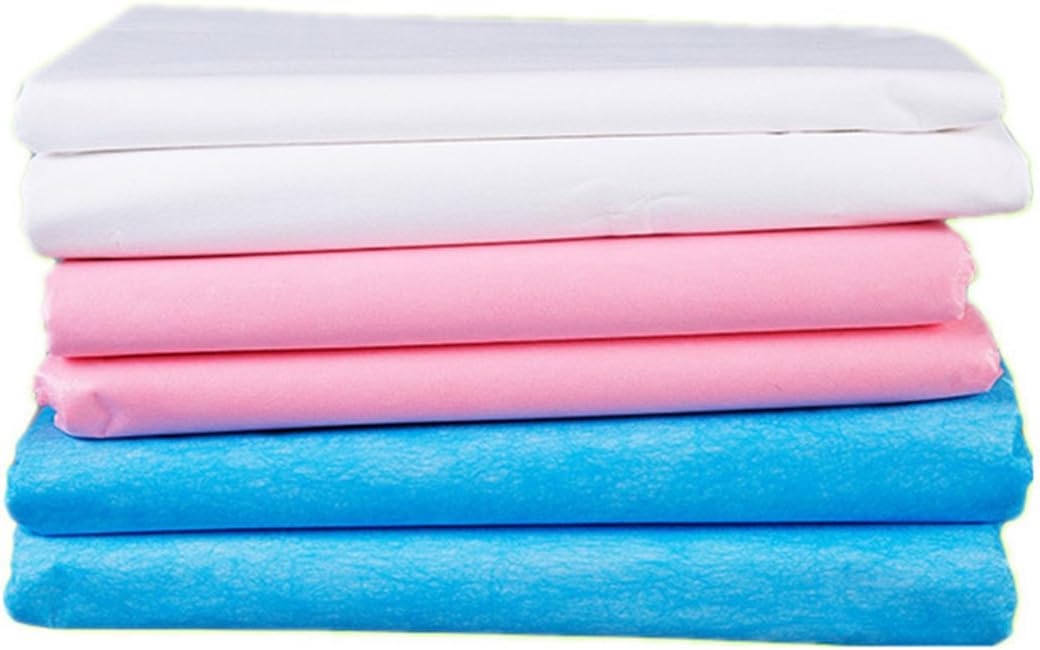 FairySu 20Pcs Disposable Non-Woven SPA Massage Bed Sheet Waterproof and Anti-Oil Table Bed Covers for Hospital Salon Hotel Travel