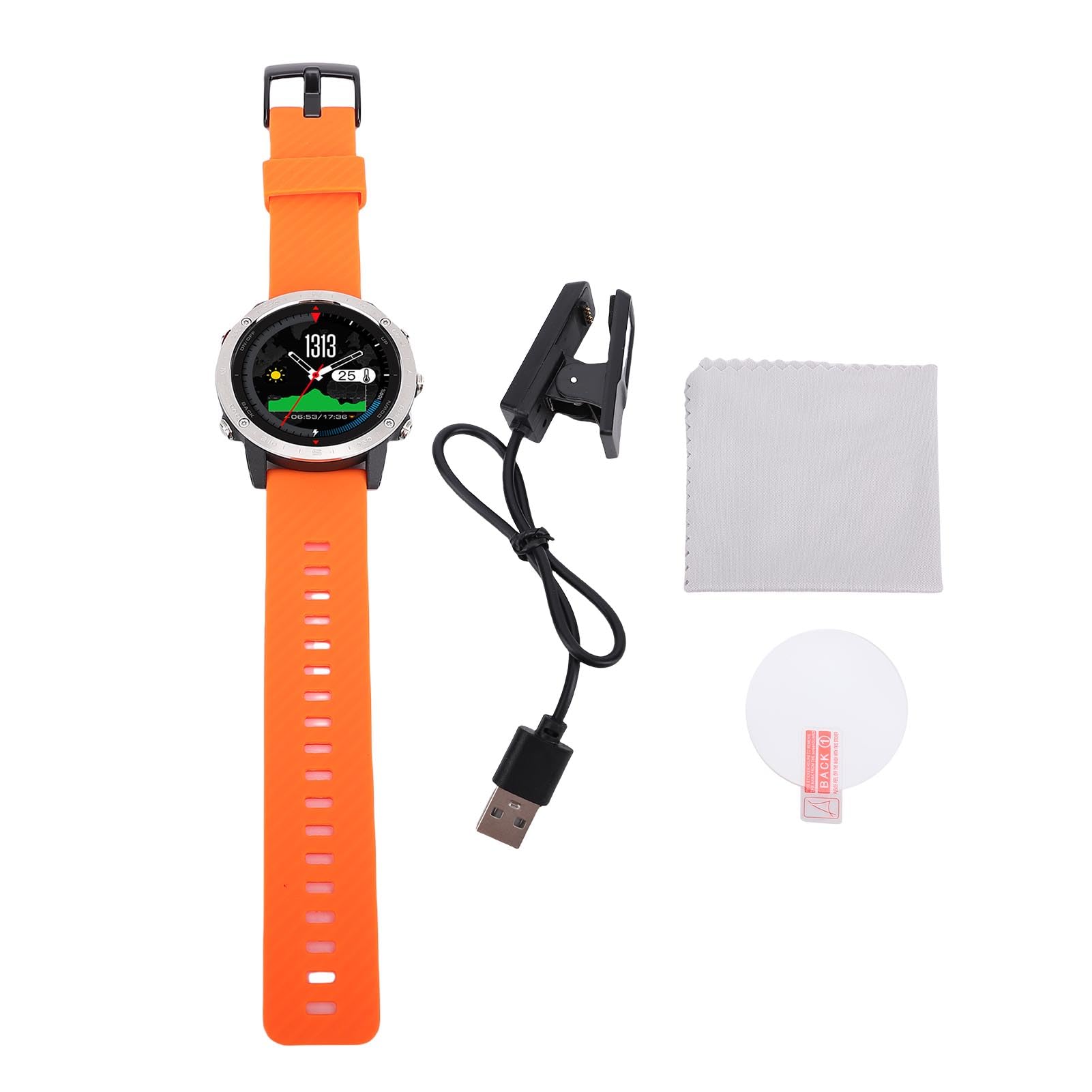 VGEBY Batería de Duración Extendida de 320 Mah, Visualización de Datos de Buceo Precisa, Reloj Inteligente Deportivo de Comodidad y Durabilidad, con Función de Notificación, para Nadar, Bucear