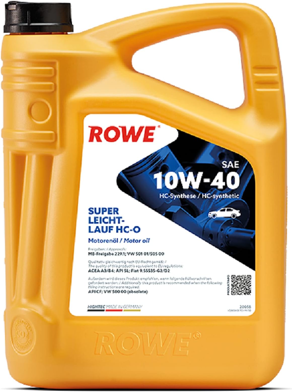 Hightec Super Leichtlauf HC-O SAE 10W-40 Engine Oil - 5 Litre