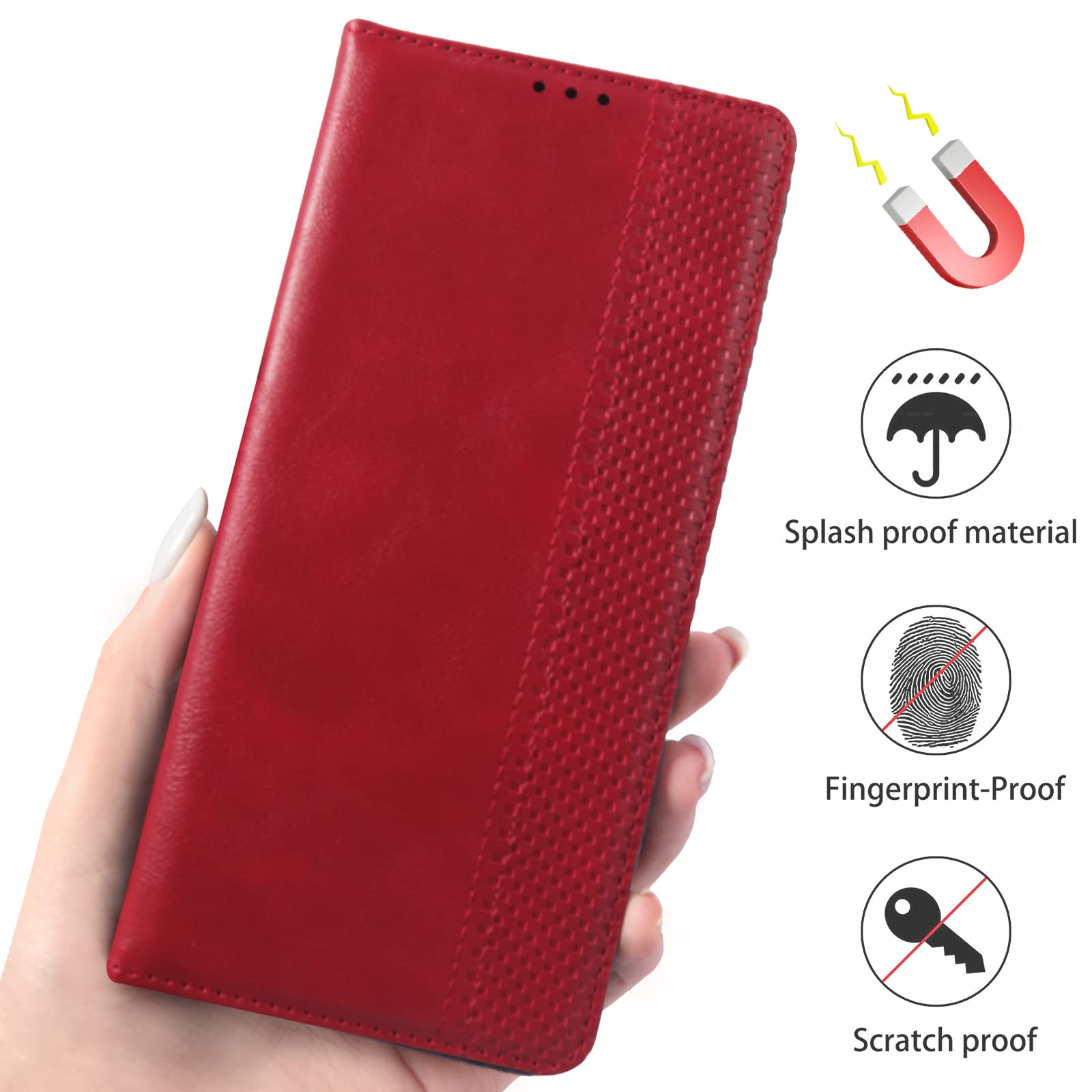 Cover N6000 Nera Custodia Caseroxx Per - Bookstyle, Pelle, Chiusura Magnetica, Portacarte Blackview N6000 - Foto 8