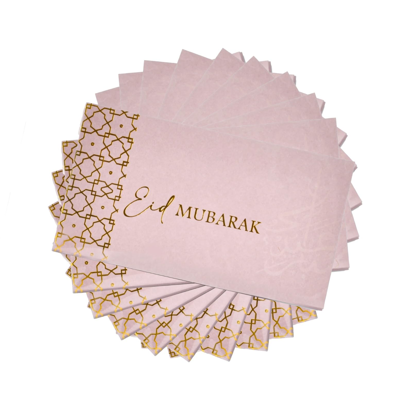 IZoeL Lot De 27 Enveloppes Eid Mubarak Colorées - Enveloppes Cadeaux Argent Pour Aïd, Famille Et Amis