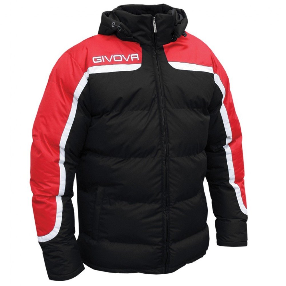 Givova Herren Antarktis Steppjacke, rot/schwarz, M-L EU