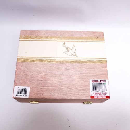 Miniatura 7 de Herrera Esteli | Caja de Puros de Madera Corta Corona Gorda Habano - 7.5" x 6" x 2.5"