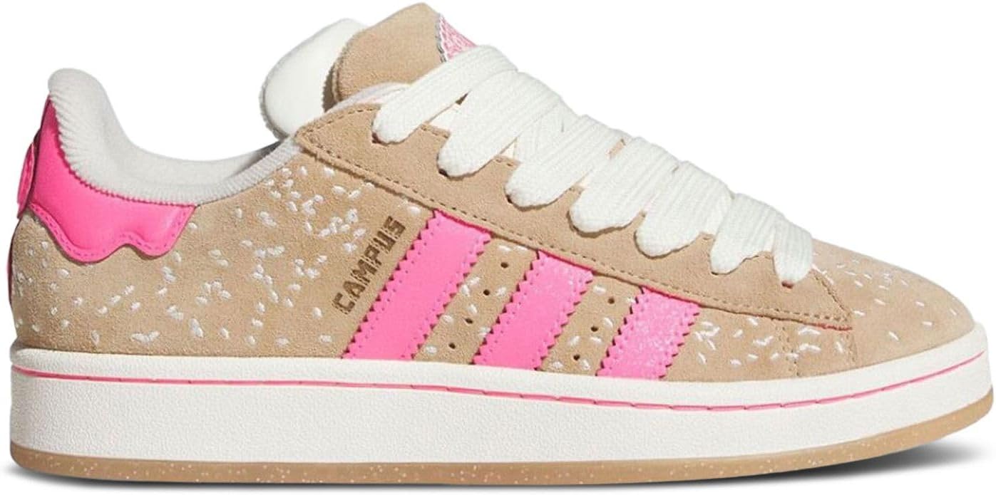 adidas Campus 00s Women's Shoes, Warm Sandstone/Lucid Pink/Off White, Size 7.5