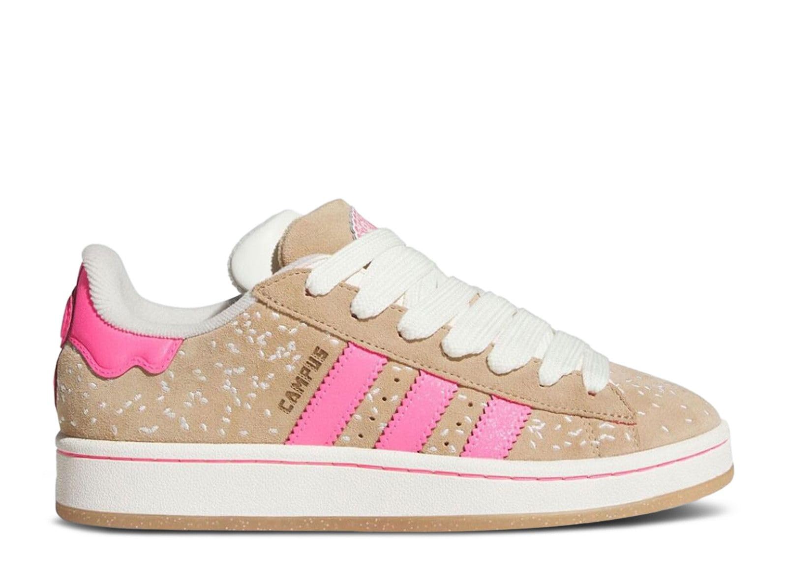 adidas Campus 00s Women's Shoes, Warm Sandstone/Lucid Pink/Off White, Size 10