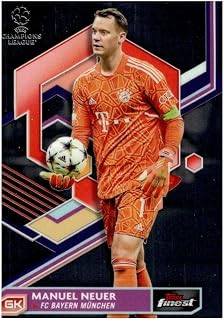 2022-23 TOPPS FINEST UEFA #18 MANUEL NEUER FC BAYERN MUNCHEN SOCCER OFFICIAL TRADING CARD OF SOCCER