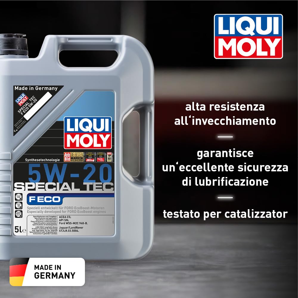 LIQUI MOLY | Special Tec F ECO 5W-20 | 5 L | Oli motore | Tecnologia sintetica | SKU: 3841
