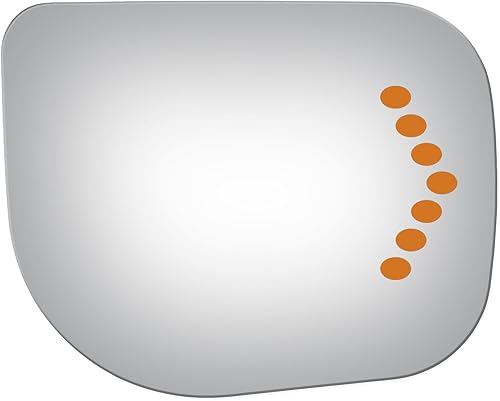 Burco 5223S - Espejo de repuesto convexo para el lado del pasajero para Infiniti QX56, Nissan Armada (2004, 2005, 2006, 2007, 2008, 2009)