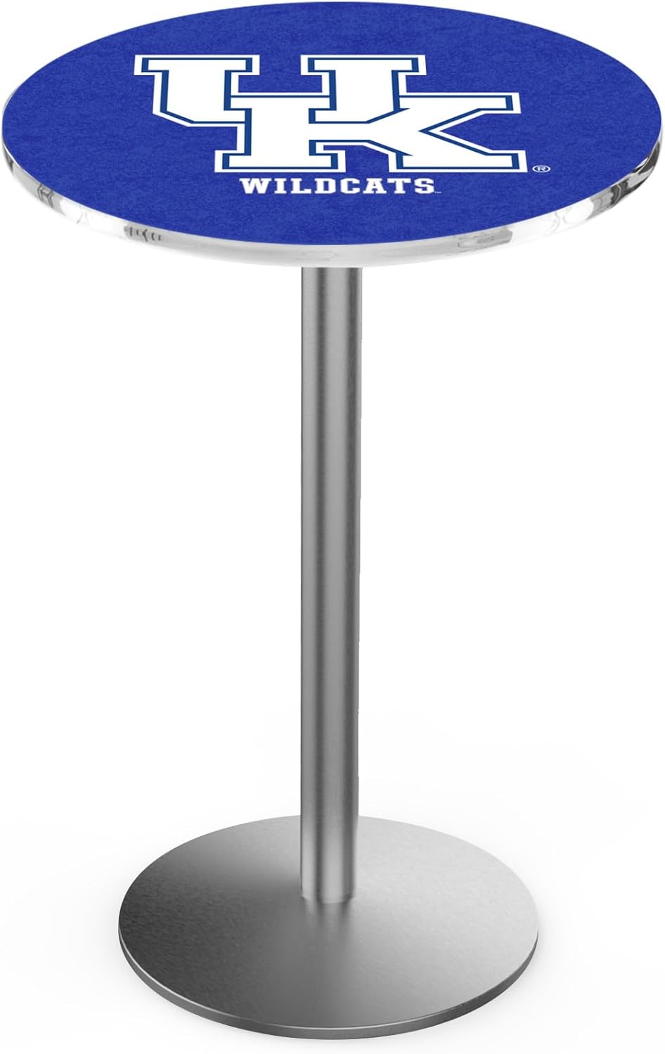 Holland Bar Stool Co. L214-36" Stainless Steel Kentucky UK Pub Table with 36" Dia. top