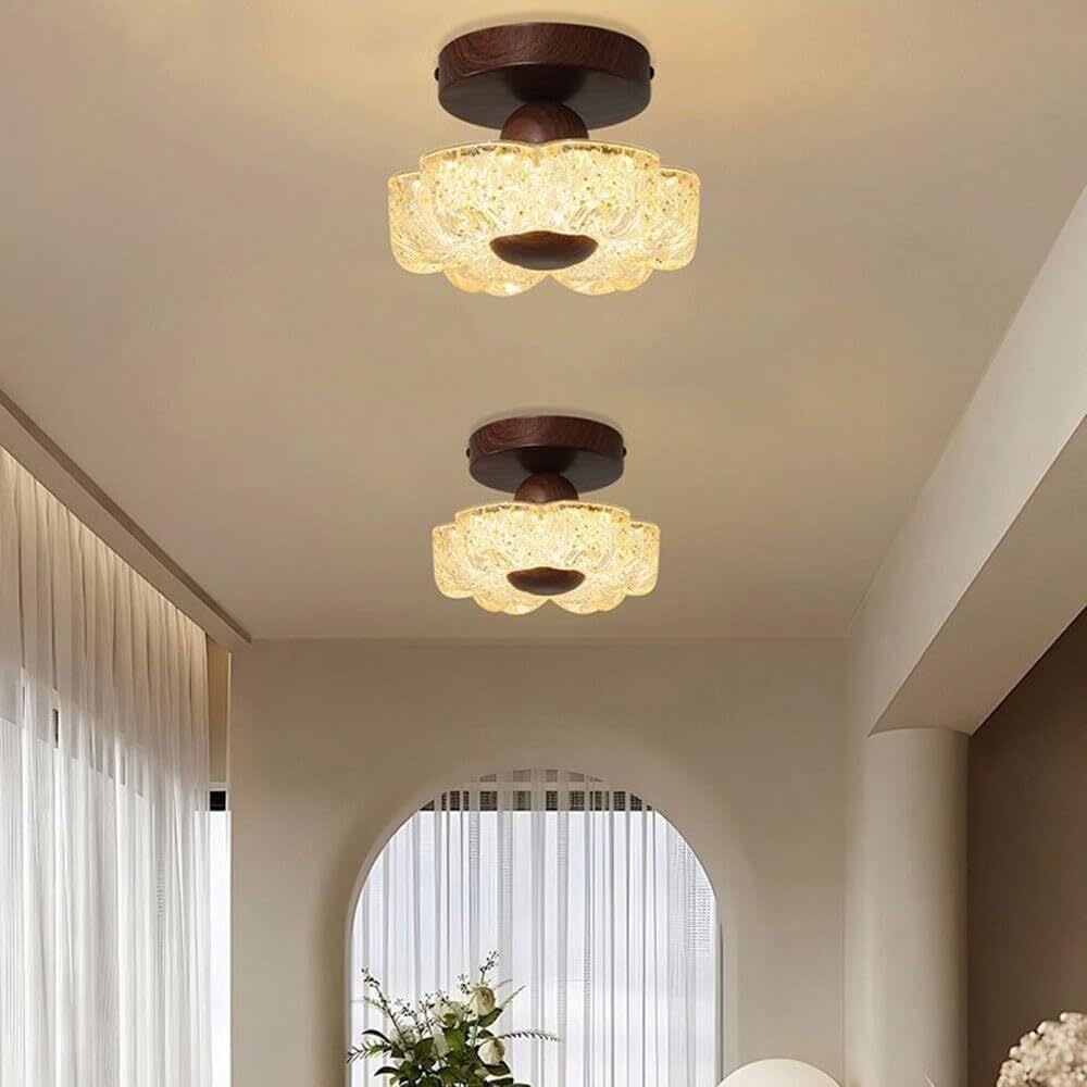 Plafoniera a LED Semi-incassata in Resina Creativa