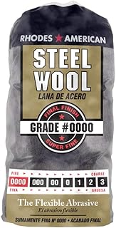Homax 10120000 Steel Wool, 12 pad, Super Fine Grade #0000, Rhodes American, Final Finish