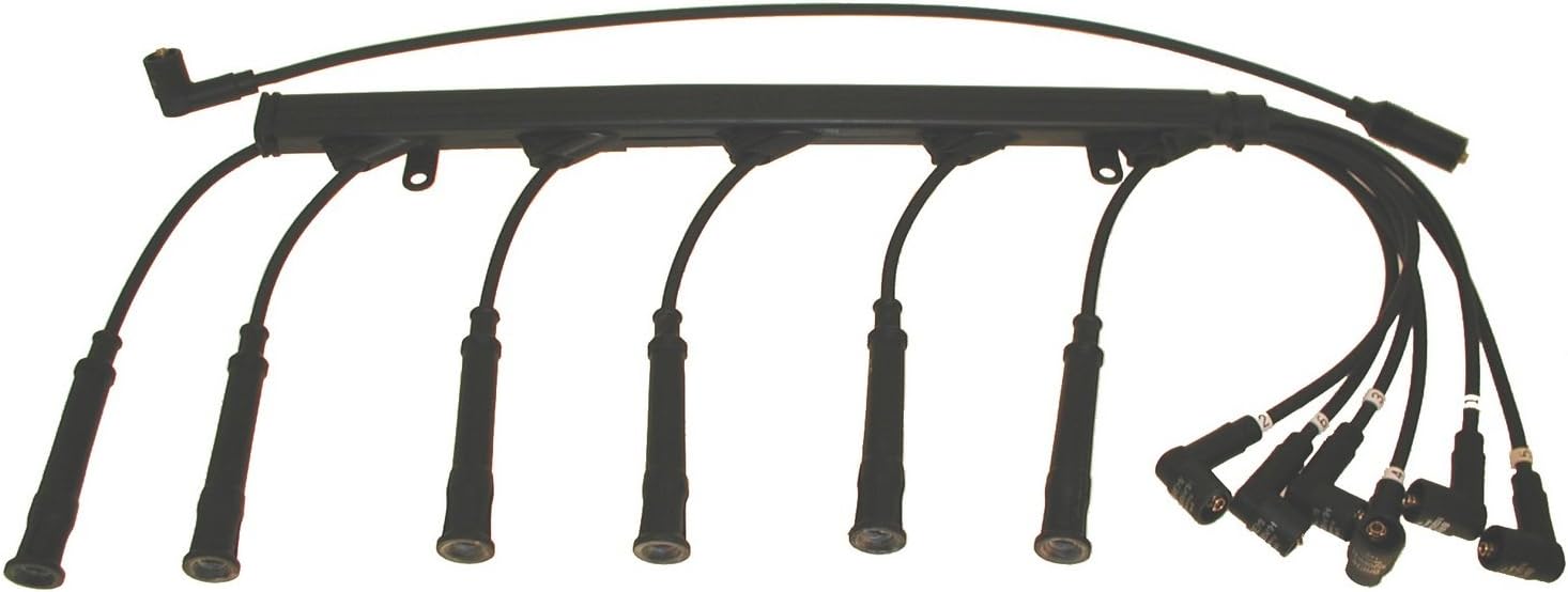 Karlyn-STI 730w/Loom Spark Plug Wire Set; STI; w/Loom; w/Original Distributor Cap; Blue Or Black Silicone Wire;