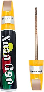 Car Paint Scratch Repair Pen, Car Paint Chip Repair Kit, Applicable to Most Slight Scratch on the Vehicle (Golden)