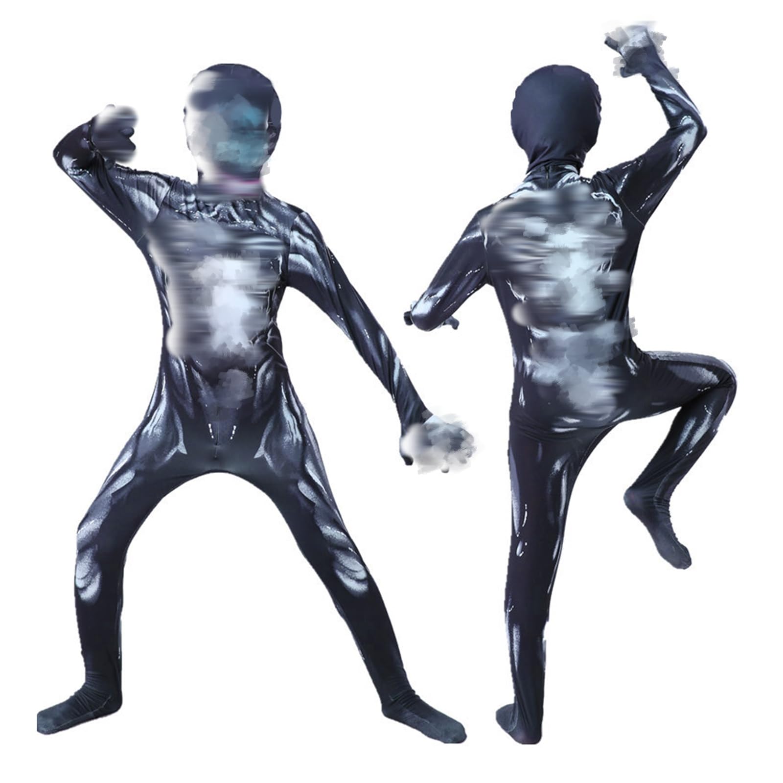 Pianocean kids Hero Spider Costume, 3D Print Spider Jumpsuit, Bodysuit Costume with Mask, Halloween Cosplay Masquerade Costumes, Party Fancy Dress Jumpsuit