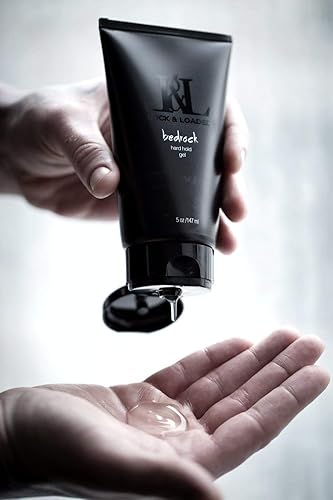 Miniatura 3 de Lock & Loaded Bedrock - Gel para el cabello de sujeción dura, fuerte sujeción de alto brillo, producto profesional de peinado de salón