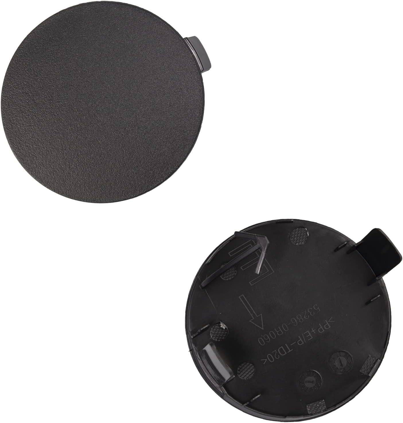 Front Bumper Tow Hook Cover Towing Eye Cap Fit for Toyota RAV4 2013 2014 2015 53286-0R060 53285-0R060 Xinpinsai