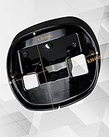 Vista 4 de QUASCO Placa Base de Luz Trasera Negra, Placa Base de Luz Trasera Compatible con Harley Sportster Dyna Road King Electra Glide Ultra Classic