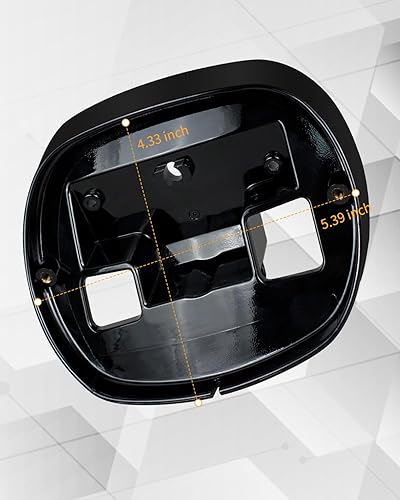 Miniatura 4 de QUASCO Placa base de luz trasera negra, placa base de luz trasera compatible con Harley Sportster Dyna Road King Electra Glide Ultra Classic