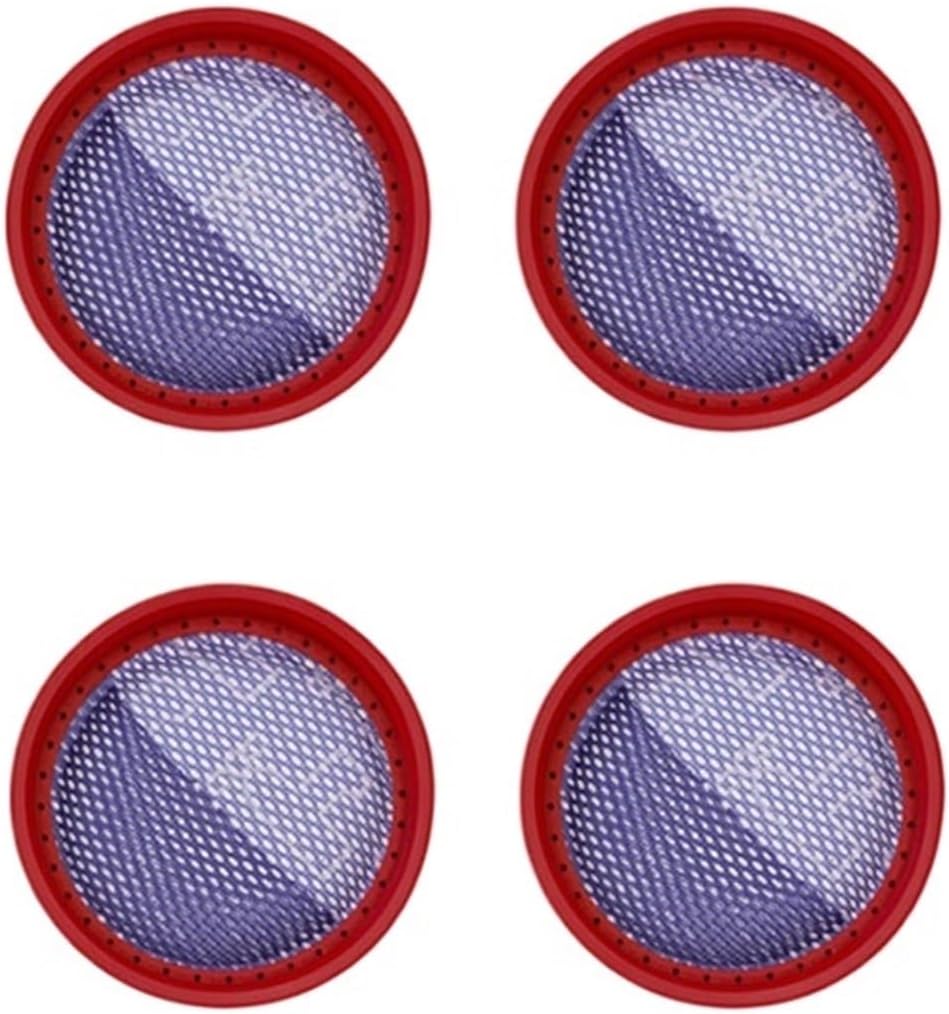 Vacuum Cleaner Filter Core Replacement Handheld Accessories Filters Vacuum Sweeper Handheld Filters Compatible with Dibea D18 D008 4pcs