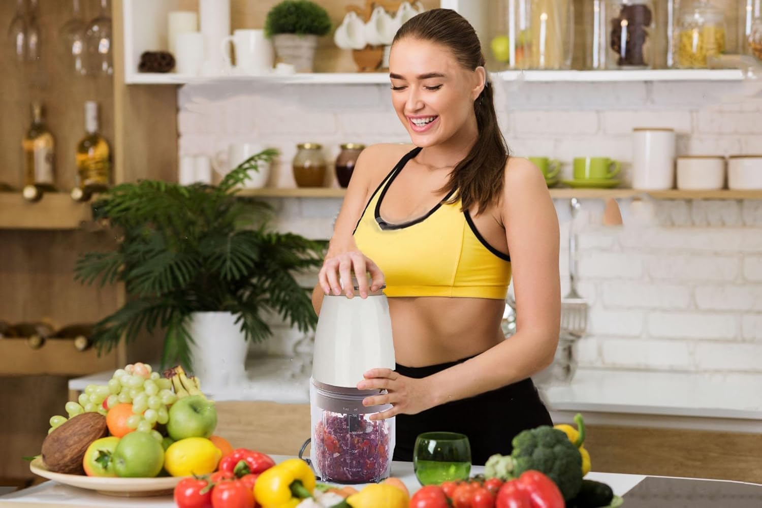 Chopper For Kitchen | Meat Grinder Chop and Mince Vegetables, Meat, Blends Dips, Vegetable Chopper Electric | Food Processor