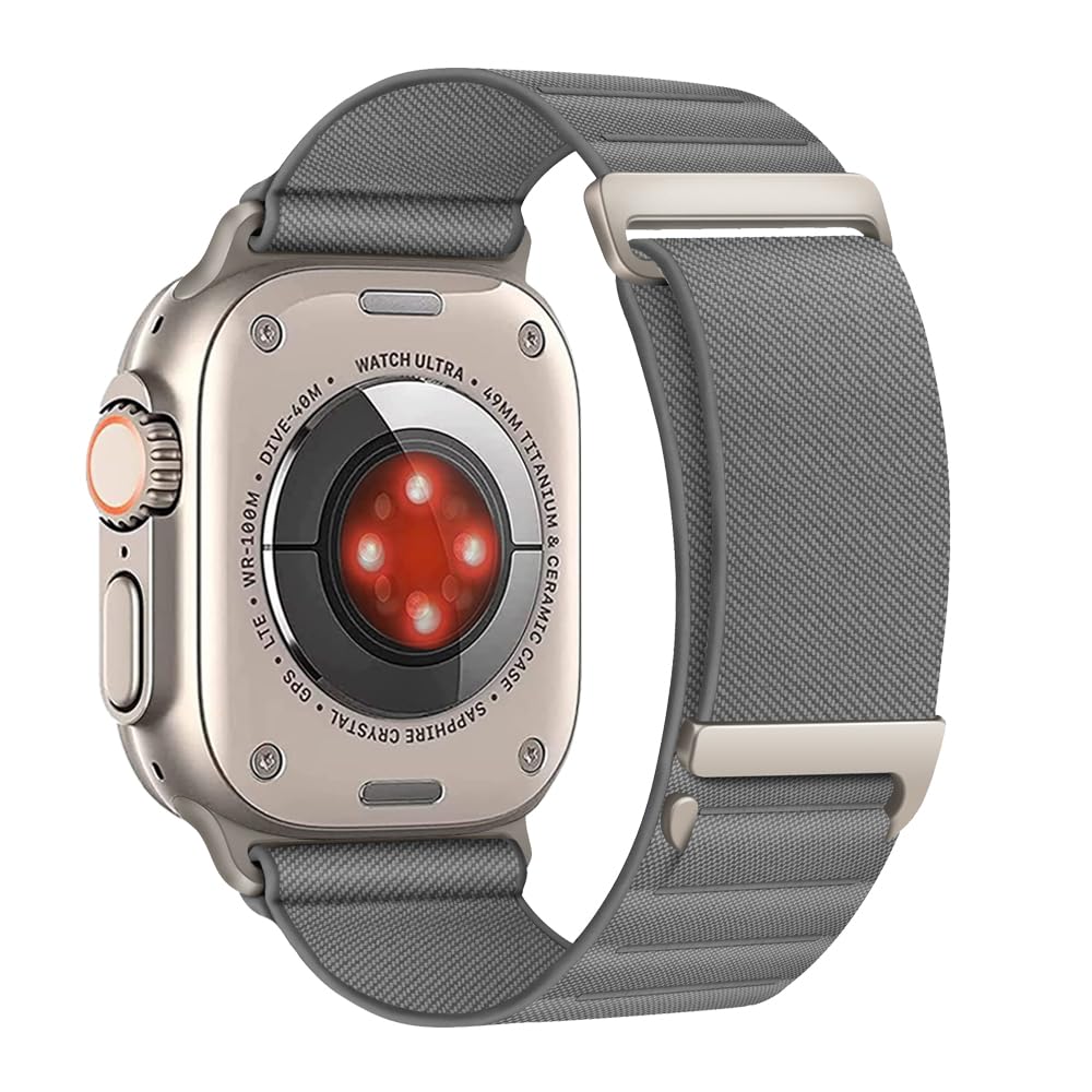Aizgalxor Alpine Loop Armband Kompatibel mit Apple Watch Ultra 49mm 46mm 45mm 44mm 42mm(Series 3/2/1), Sport Geflochten Ersatzarmbänder Kompatibel für iWatch Ultra 2/Series 10/9/8/7/6/5/4/3/2/1/SE