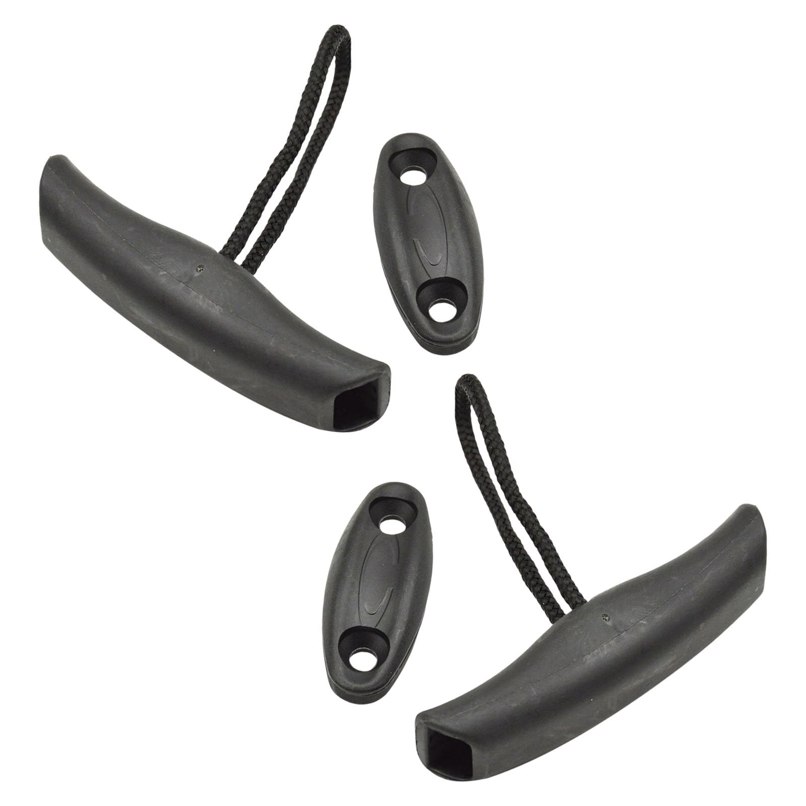 BWANGIAO 2pieces Universals Marine Canoes Kayak Pull Toggle Handle Universals Dinghy Carry Handle With Cord Easy to Installation