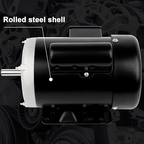1/2HP Electric Motor, AC Motor, 1750RPM Farm Duty Single Phase Motor 115/230V 56 Frame 5/8 Shaft Diameter 60HZ 4Pole TEFC CW/CCW