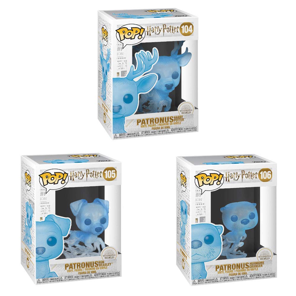 Funko Harry Potter Pop Harry Potter Patronus Collectors Set Patronus Harry Potter Patronus Ron Weasley Patronus Hermione Amazon Sg Toys