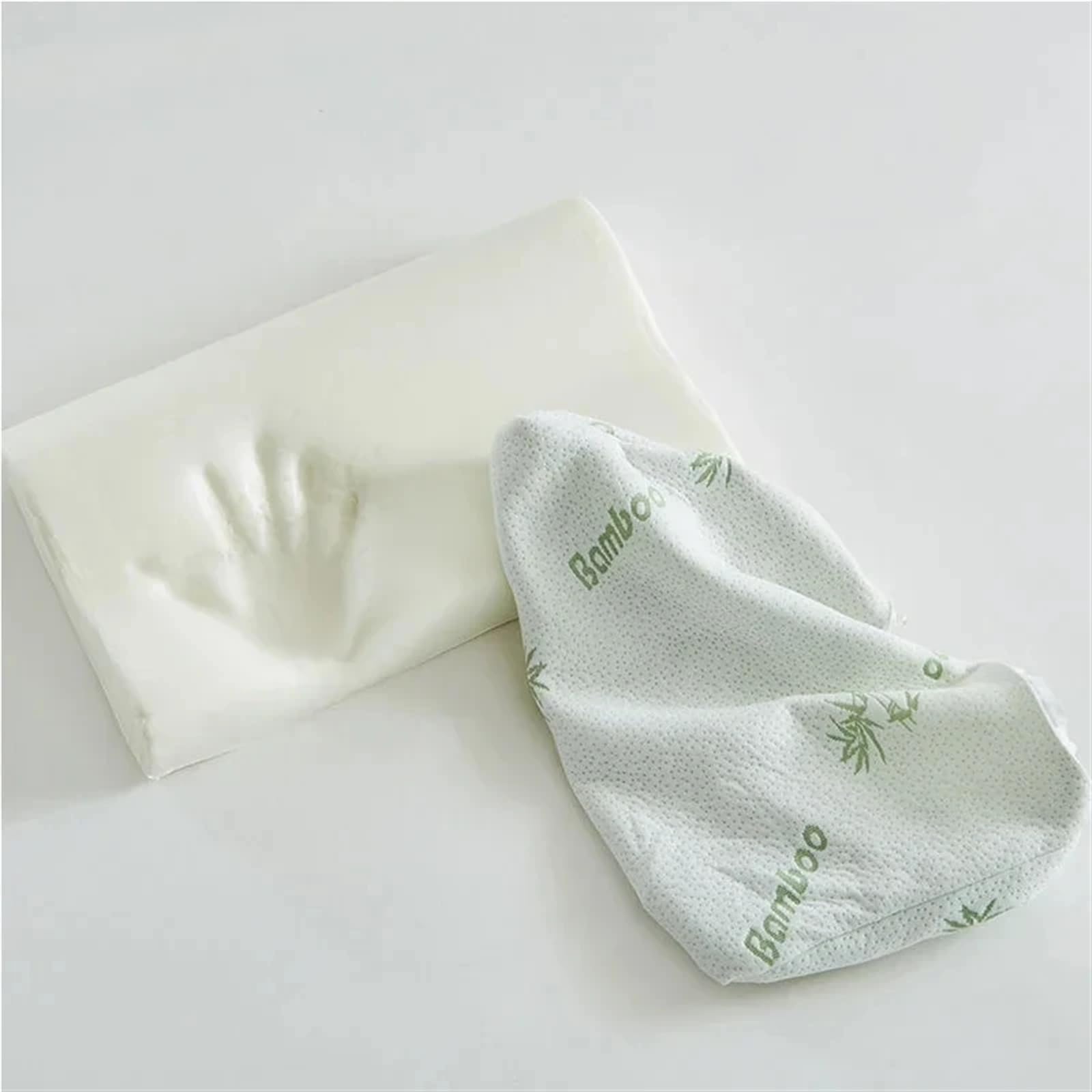 Almohada De Espuma Con Memoria Almohada de espuma viscoelástica Almohada de fibra de bambú Rebote lento Cuidado de la salud Almohada de espuma viscoelástica Almohada de espuma viscoelástica Almohadas