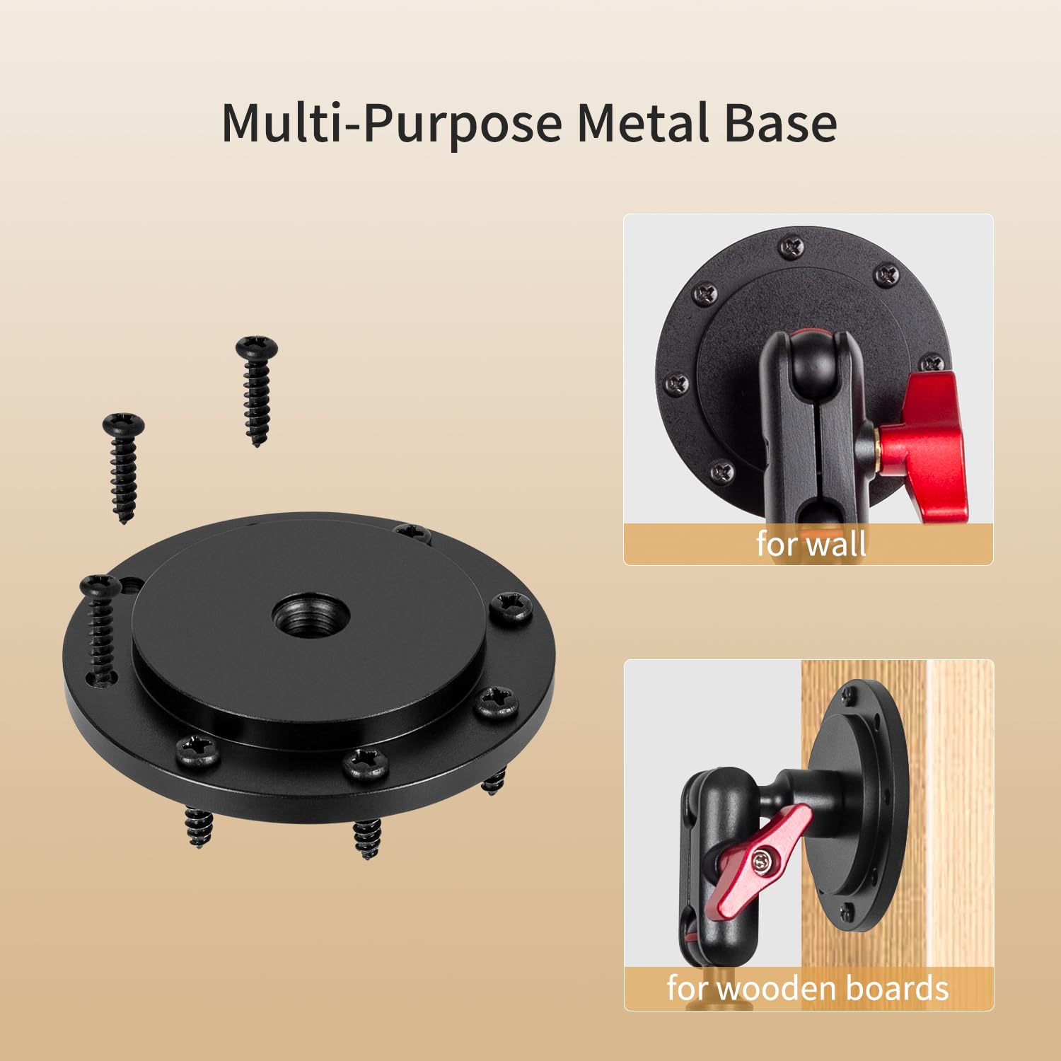 Supporto regolabile per cellulare, supporto da scrivania, montaggio a parete e staffa di montaggio a soffitto per telefono e altri smartphone (base in metallo+bracci da 82 cm+clip per