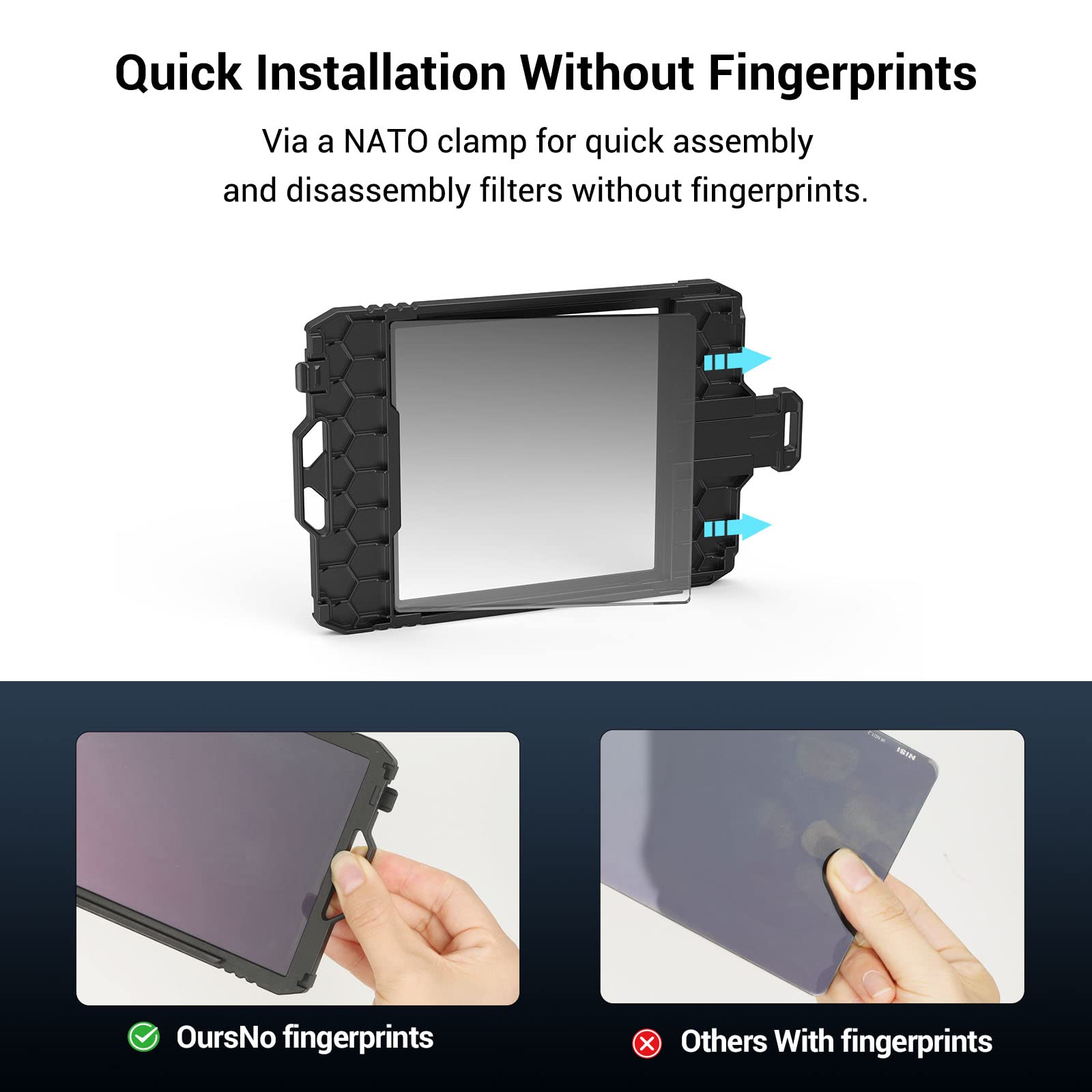 Vassoio Filtro SmallRig 4x4" Per Mini Matte Box - Compatibile Con Filtri Plug-in