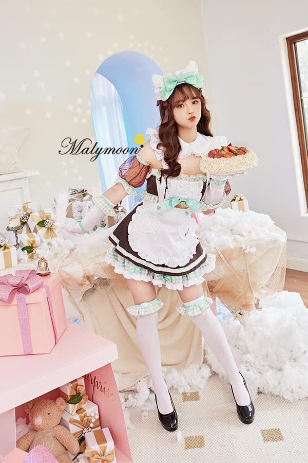 Amazon | [Malymoon] メイド メイド服 ウェイトレス 猫 キャット ネコ