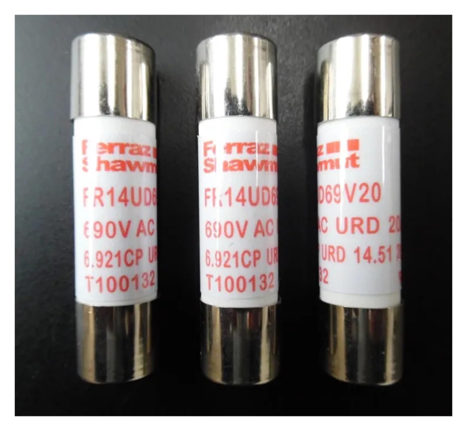 Fusibles FR14UB69V12 cylindrique 14.5x51 pour armoire electrique