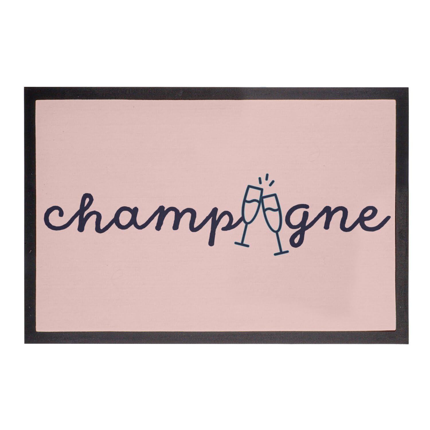 Paillasson Rose Champagne une idée cadeau originale pour une crémaillère festive