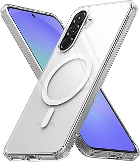 جراب حماية مغناطيسي مصمم لموبايل سامسونج جالاكسي A56 شبكة الجيل الخامس 5G وجالاكسي A36، جراب موبايل شفاف مقاوم للخدش والاصفرار والصدمات من جوريلا شوب