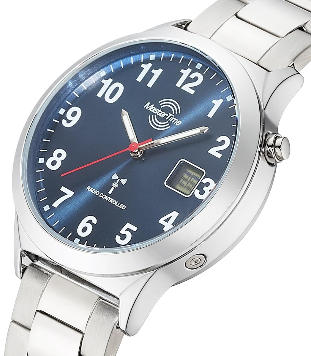 Master Time Funk Quarz Herren Uhr Analog-Digital mit Edelstahl Armband MTGA-10905-32M