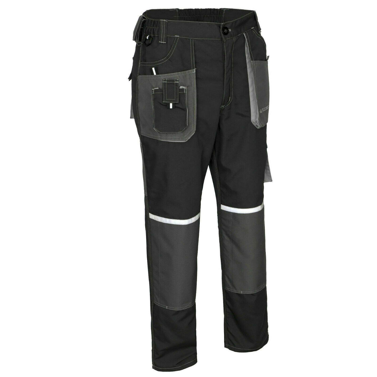 ArtMas Classic Mens Multi Pocket Cargo Heavy Duty Pro Work Trousers - View #11